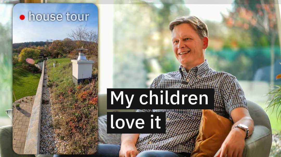 VIDEO - Living in an underground house