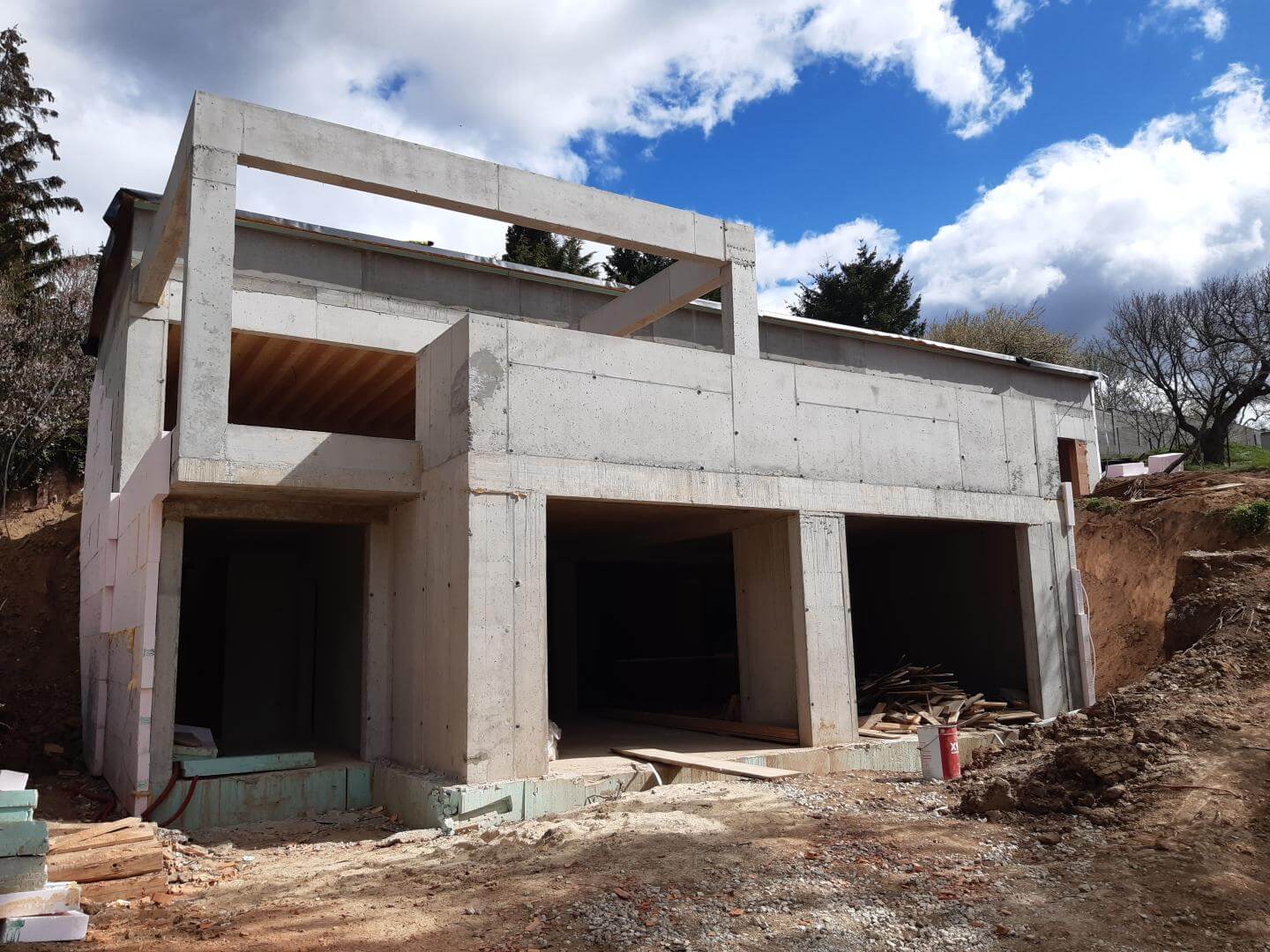 underground house construction